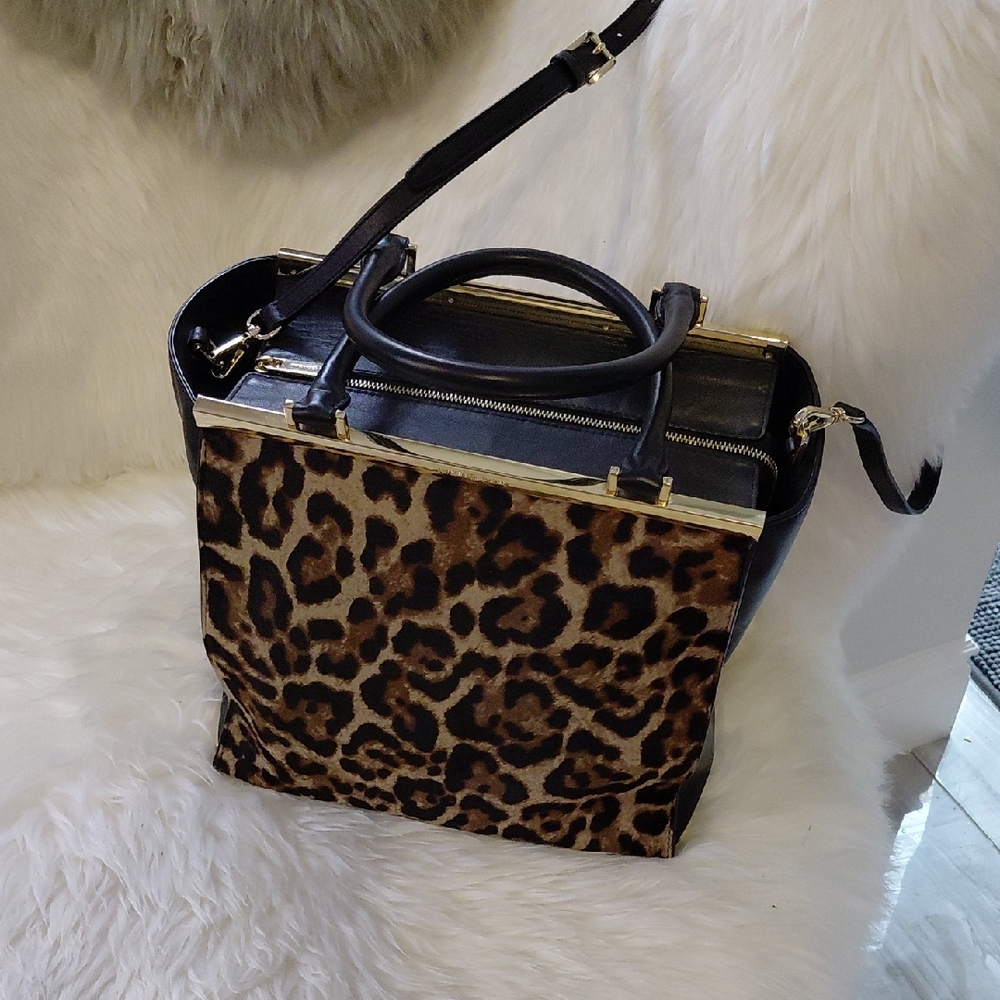 Michael Kors Leopard Print Shoulder Bag